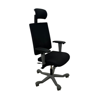 Kontorstol fra ISKU, Slim, svart