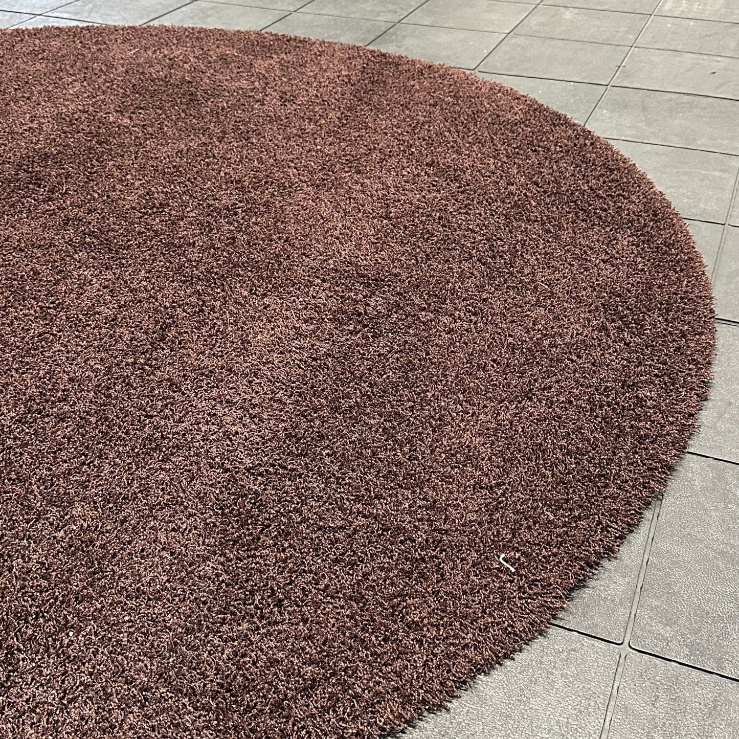 Sirkulært gulvteppe av syntetisk materiale fra EGE, 320x320 cm