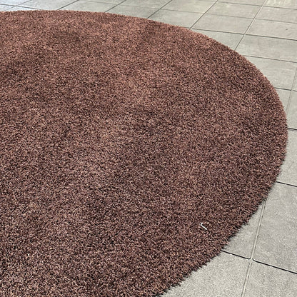 Sirkulært gulvteppe av syntetisk materiale fra EGE, 320x320 cm