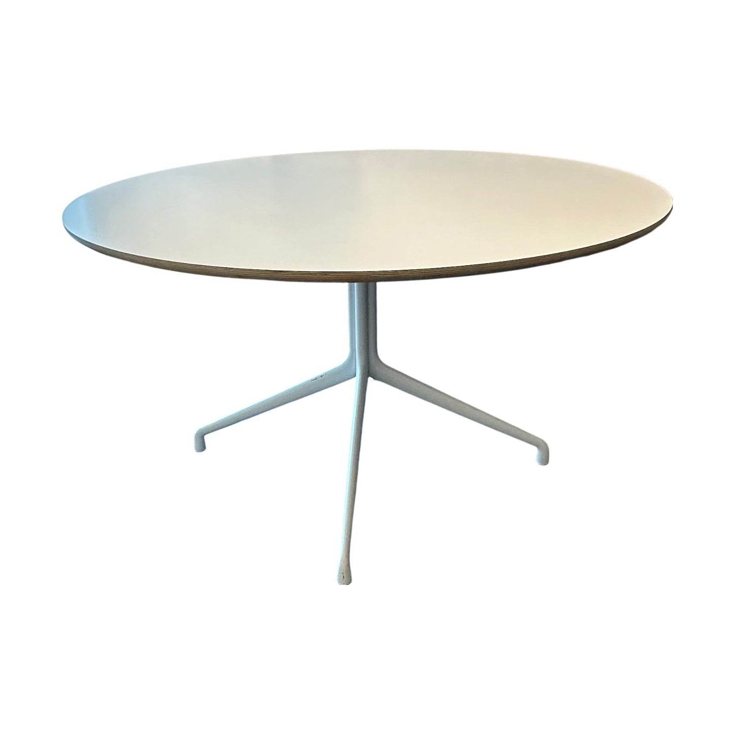 HAY, Rundt helhvit møtebord, Ø125cm