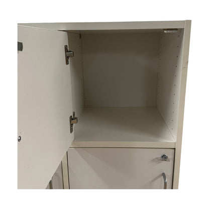 Låsbart skap fra Svenheim, hvit