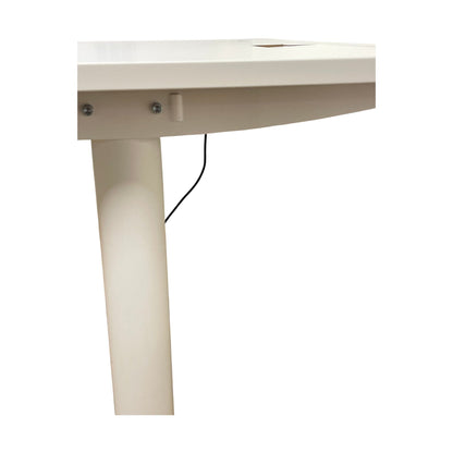 Dencon elektrisk hev/senk skrivebord, hvit, 120x80 cm
