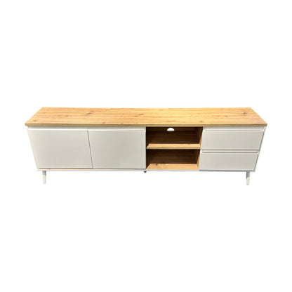 Linz TV-benk fra A-Møbler, hvit