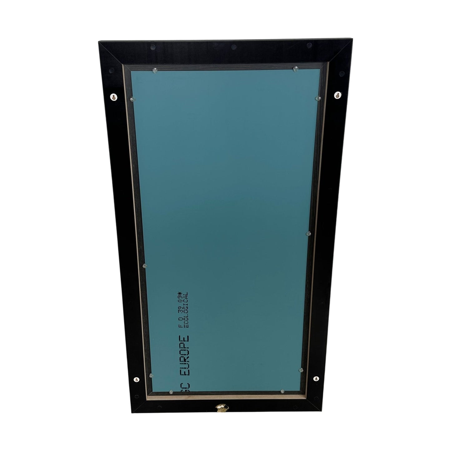 Speil med brun ramme, 130x70cm