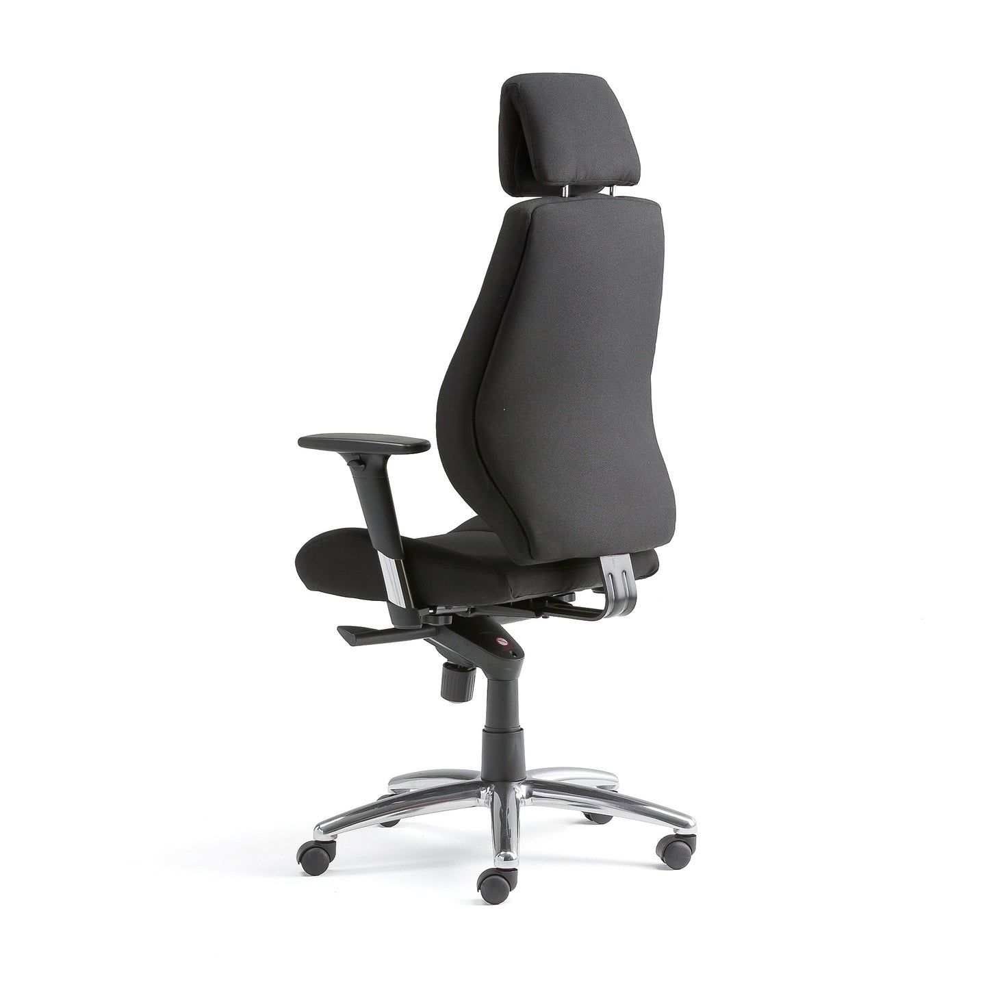 Helt nytt | Kontorstol STIRLING med høy rygg, svart stoff