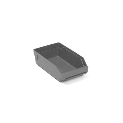 Smådelsbakke REACH, 300x180x95 mm, 20-pk., grå fra AJ Produkter