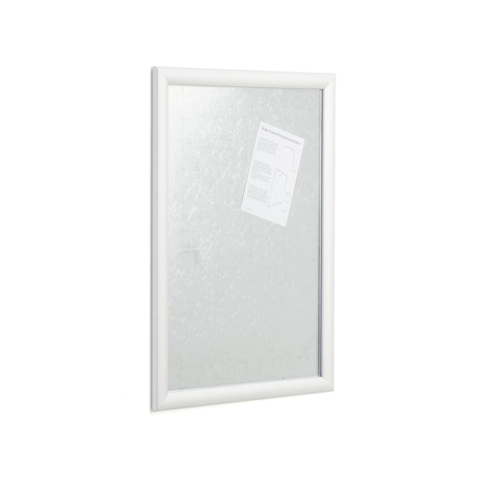 Plakatramme, klikkramme, H738 B538 mm, alugrå fra AJ Produkter