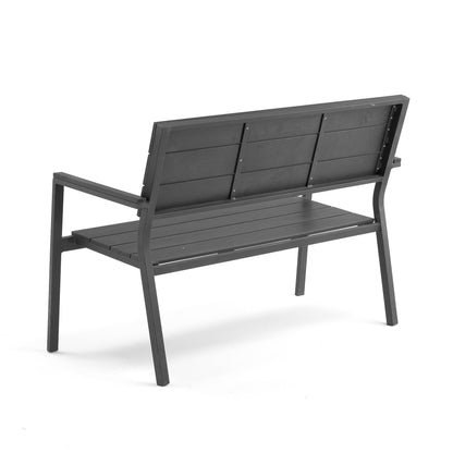 Sittebenk OPTIC i svart aintwood fra AJ Produkter