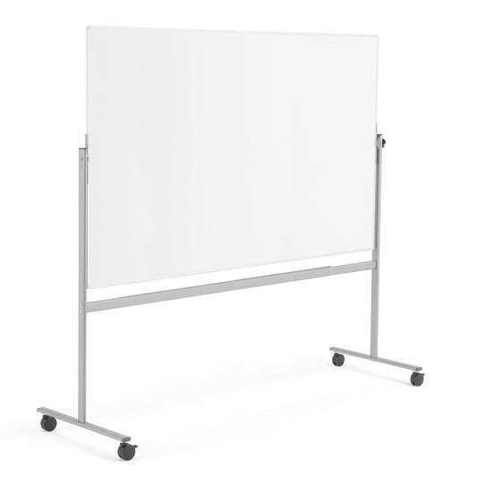 Mobilt whiteboard DORIS, dobbeltsidig, gulvstativ, 2005x1205 mm fra AJ Produkter