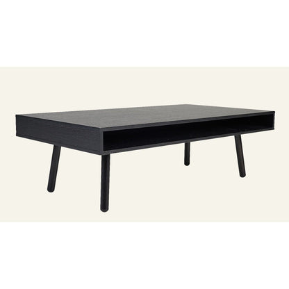 Olea Sofabord lav modell svart - 70x130x48 cm fra Kid