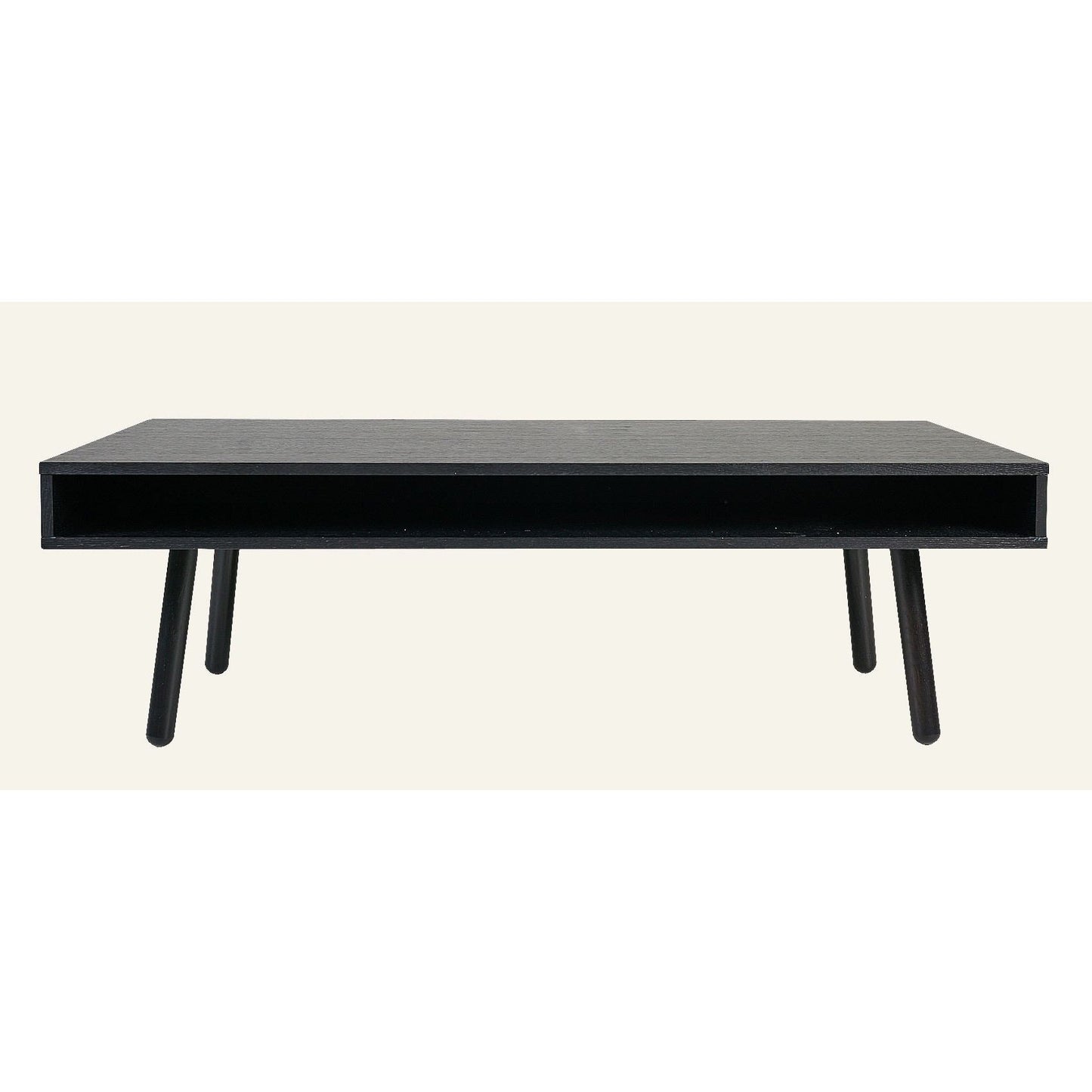 Olea Sofabord lav modell svart - 70x130x48 cm fra Kid