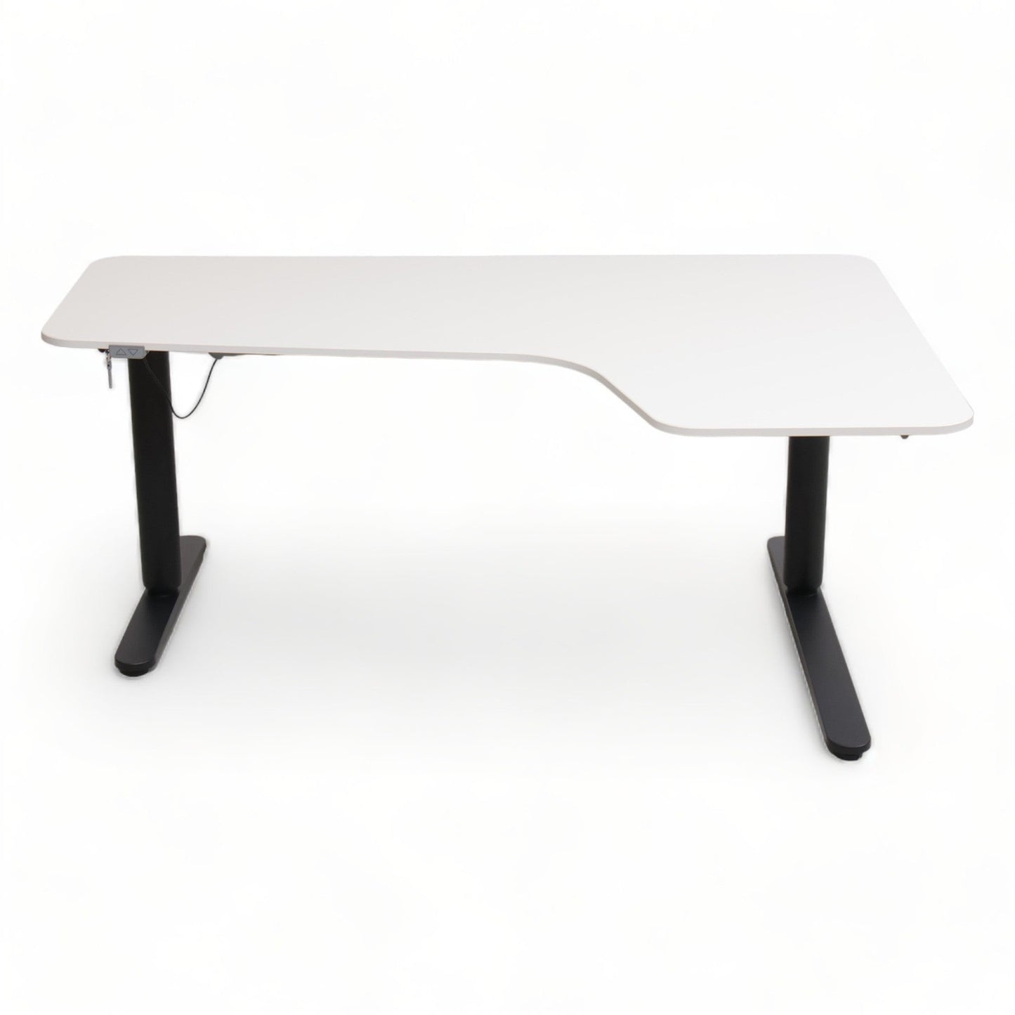 Bekant elektrisk hev/senk skrivebord fra IKEA, hvit, 160x110 cm