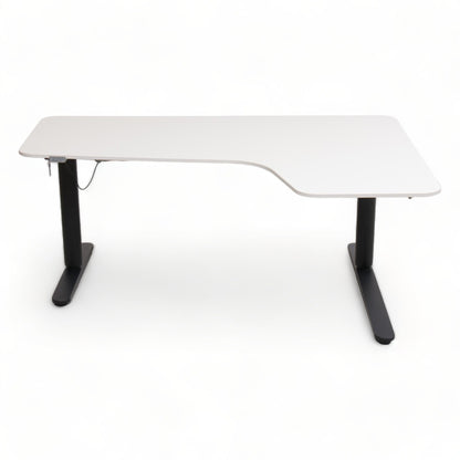 Bekant elektrisk hev/senk skrivebord fra IKEA, hvit, 160x110 cm