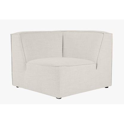 Isa Modulsofa hjørne natur - 90x93x73 cm fra Kid, slitesterkt tekstil