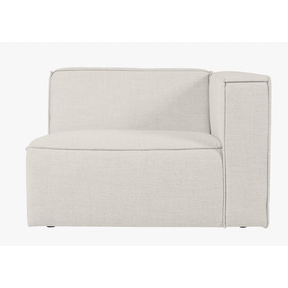 Isa Modulsofa 1,5 seter med armlene høyre natur fra Kid, slitesterkt tekstil