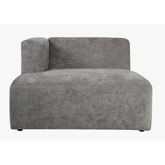 Juno Modulsofa sjeselong venstre grå - 114x154x73 cm fra Kid
