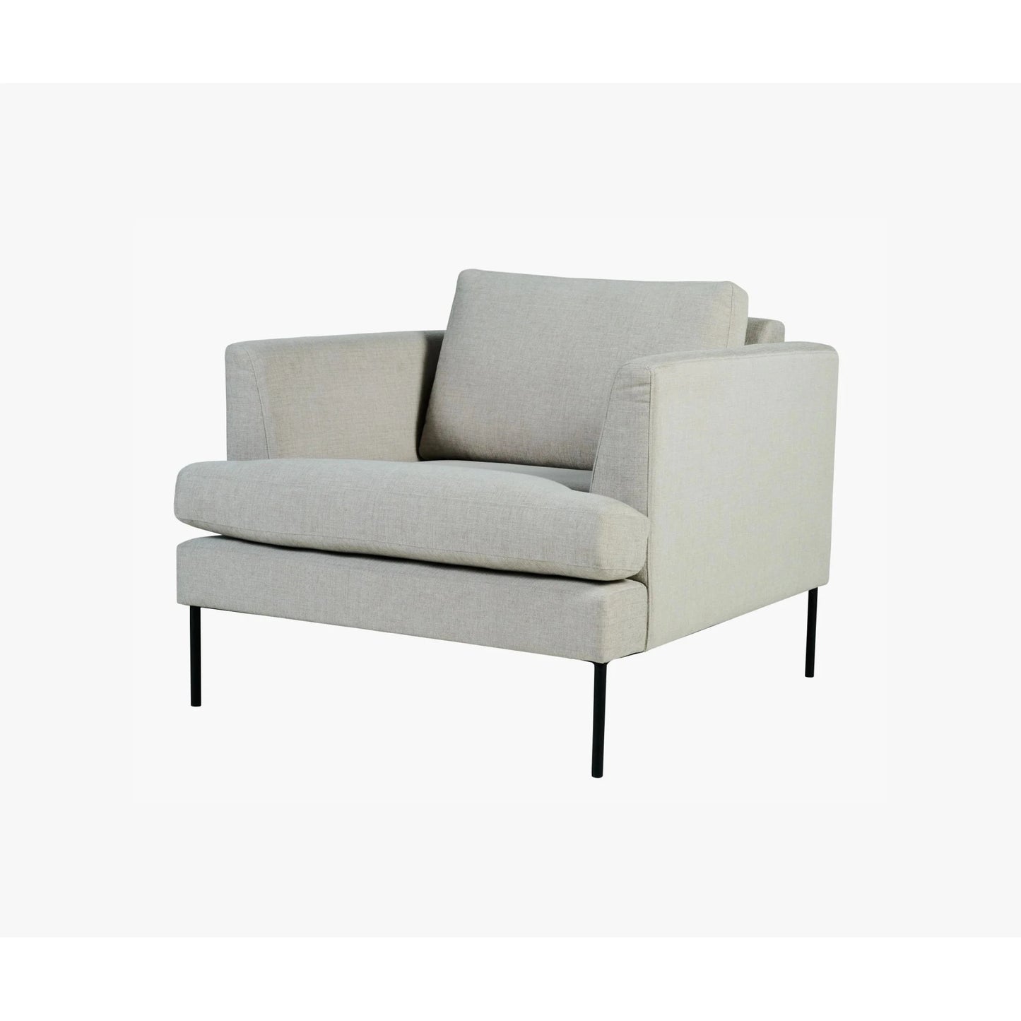Ava Loungestol beige - 93x94x80 cm