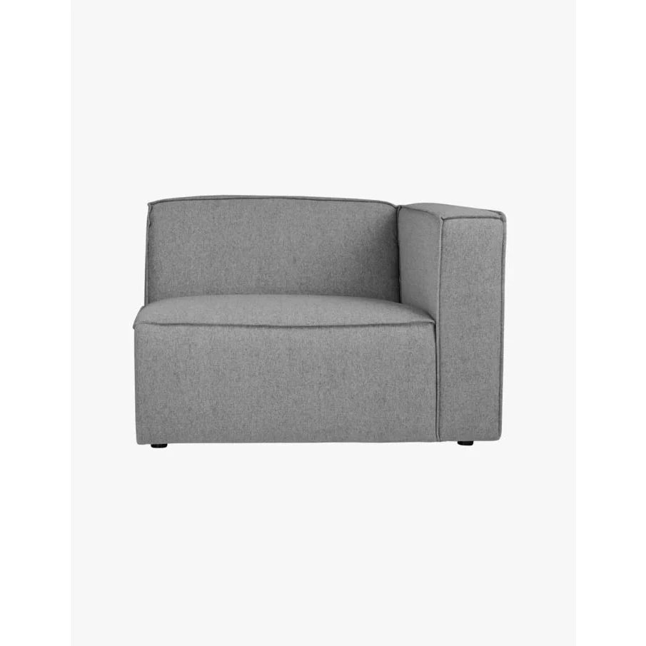 Isa modul fra Kid, 1,5-seter med armlene høyre, grå