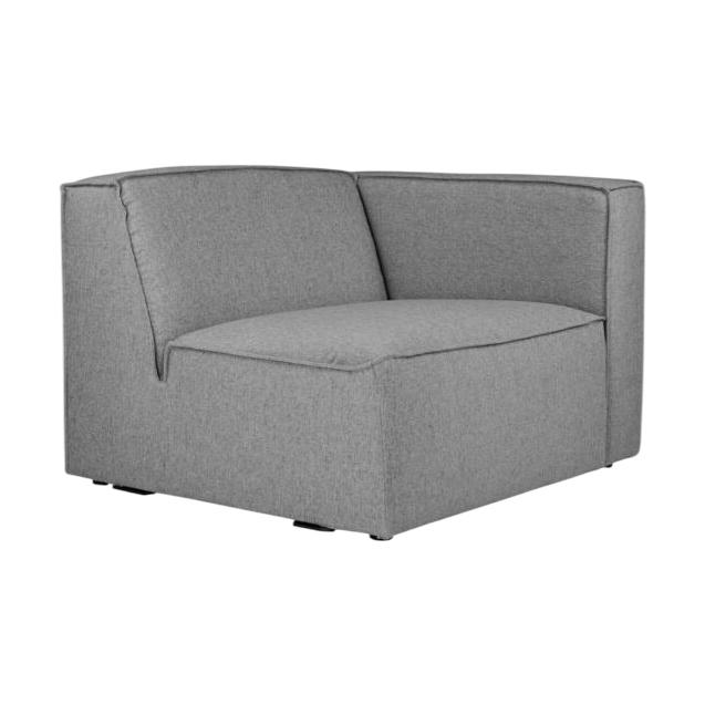 Isa modul fra Kid, 1,5-seter med armlene høyre, grå