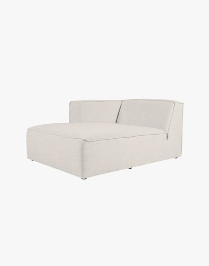 Isa Modulsofa sjeselong venstre natur - 114x154x73 cm