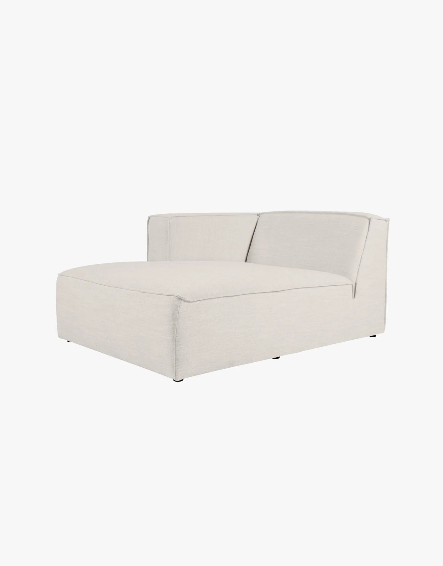 Isa Modulsofa sjeselong venstre natur - 114x154x73 cm