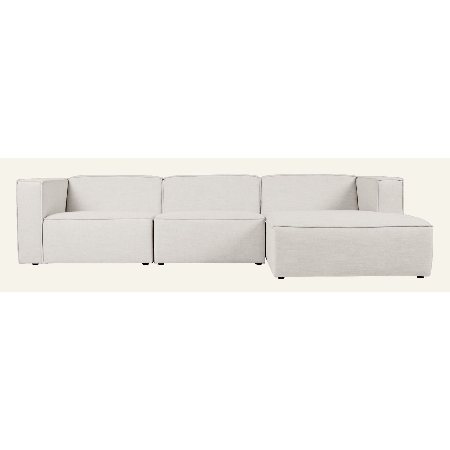 Isa Modulsofa 2-seter sofa fra Kid, natur