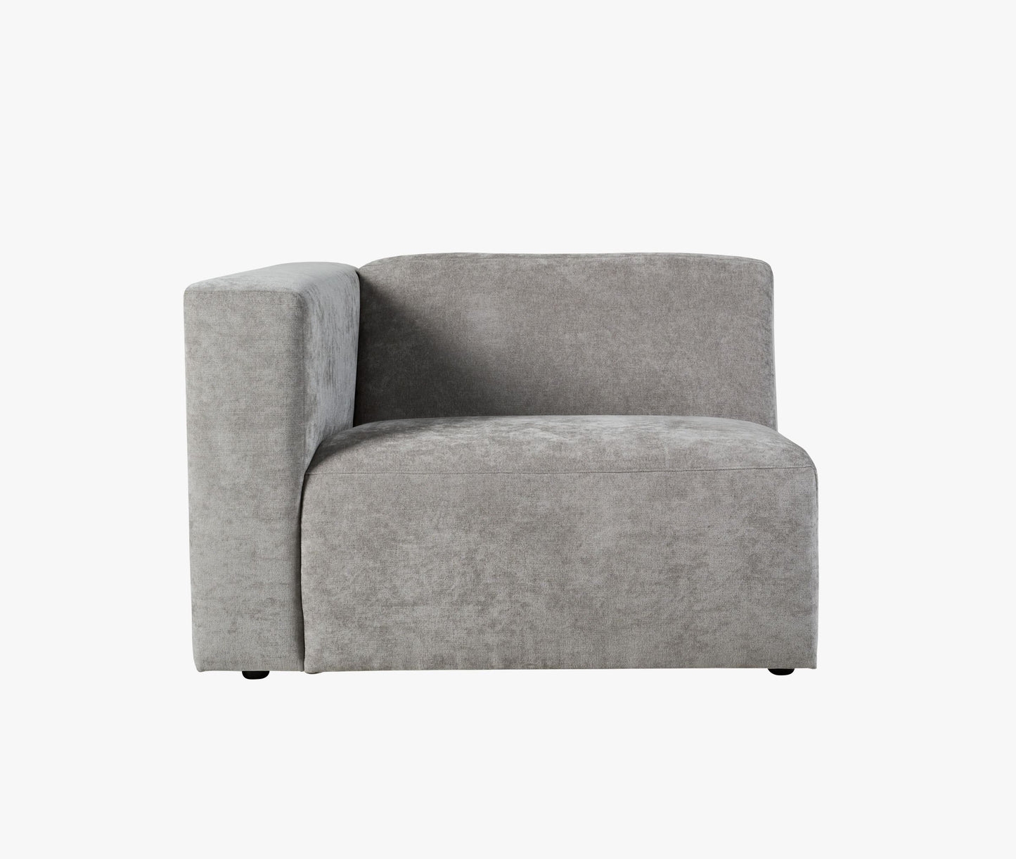 Ubrukt | Juno Modulsofa 1,5 seter m/armlene venstre grå - 110x93x73 cm