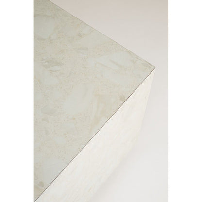 Hedda sofabord fra Kid, multi beige, 75x75x35 cm