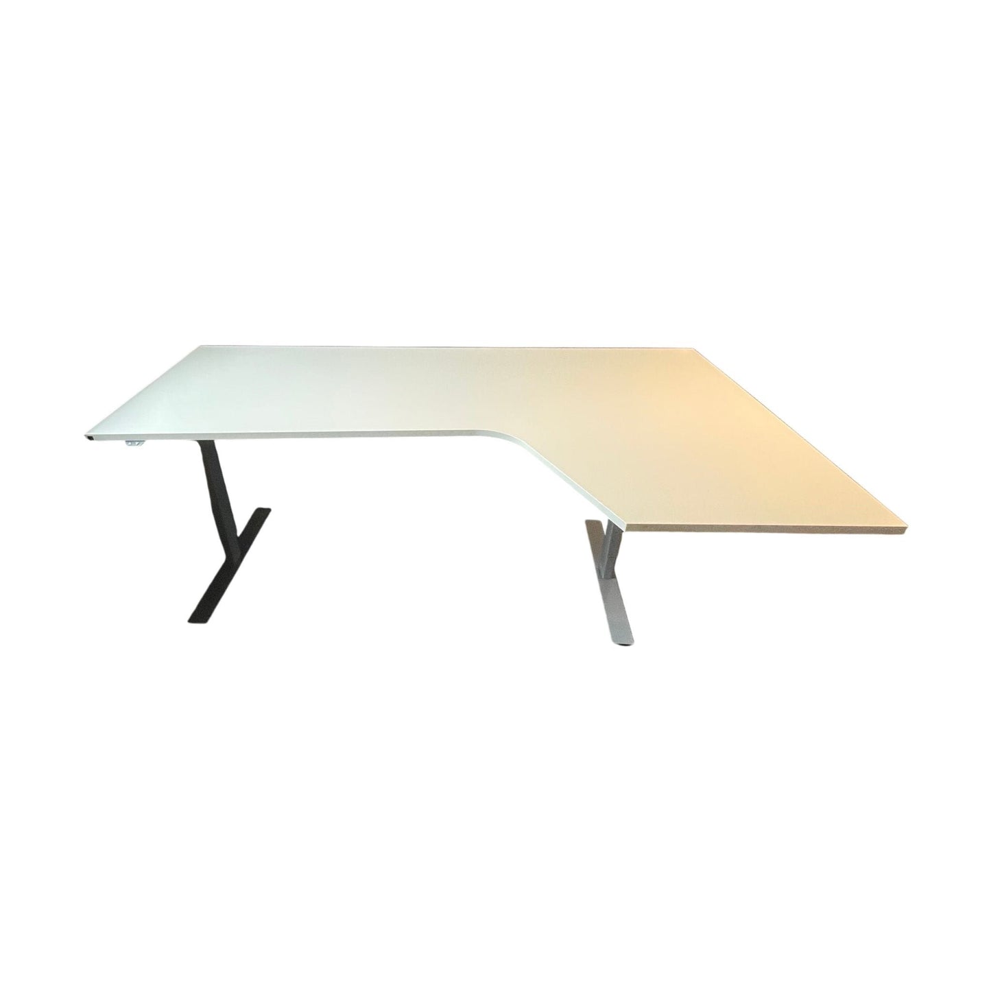 Hjørnepult fra Martela, hvit, 200x120 cm