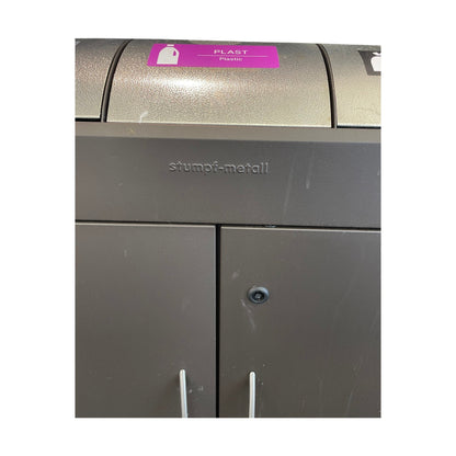 Miljøstasjon, 90x40x70 cm