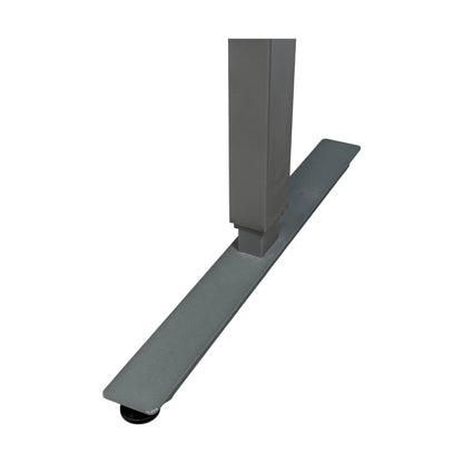 Elektrisk hev/senk skrivebord fra Kinnarps, grå, 160x90 cm