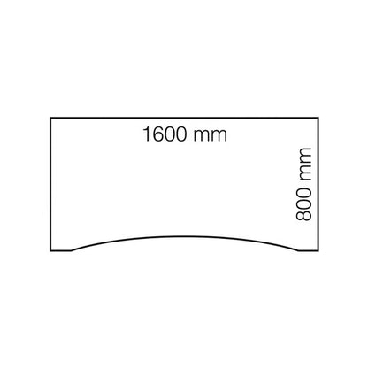Skrivebord FLEXUS, hev/senk, hvit, sølv understell, 160x80 cm