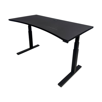 EL hev/senk skrivebord 160x70 cm, svart