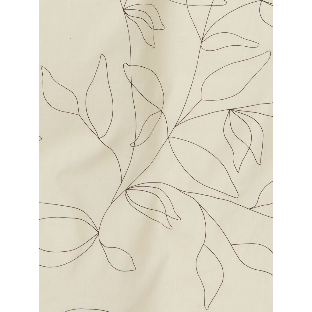SVEA sengetøy, 100% bomull, offwhite, blomsterdesign