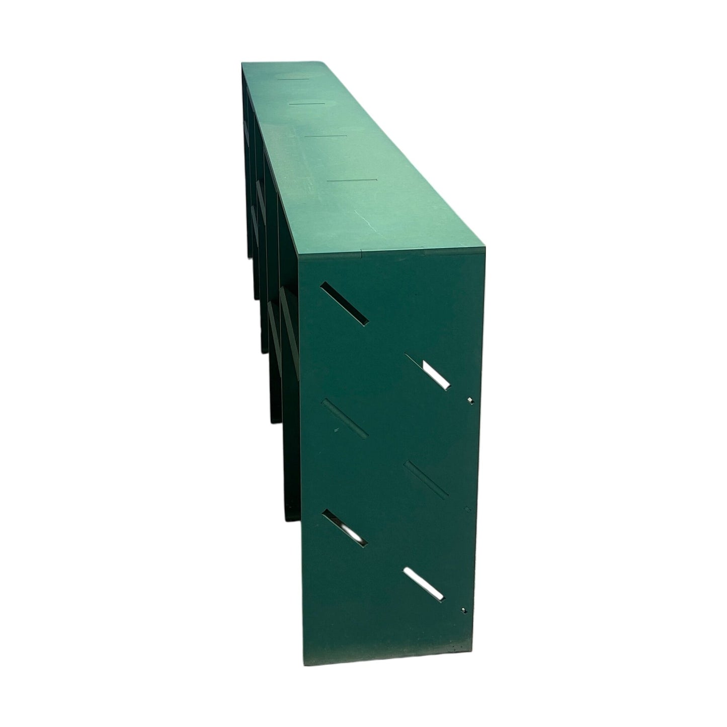 Spesiallaget hylle i grønn, 75x30x232 cm