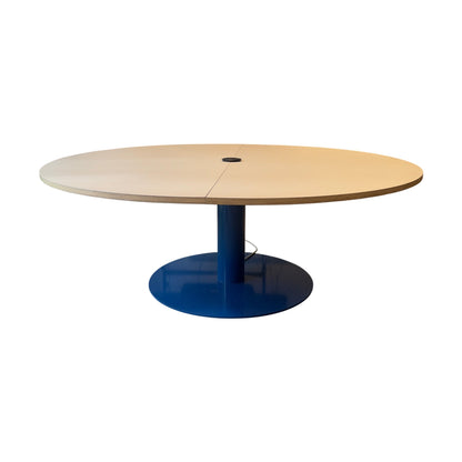 Møtebord i grå laminat, 200Øx72 cm