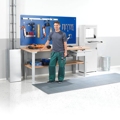 Skuff ROBUST i stål til arbeidsbenk, grå fra AJ Produkter