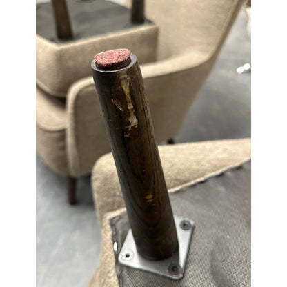 Chico lenestol fra A-Møbler, tekstil, m/krakk