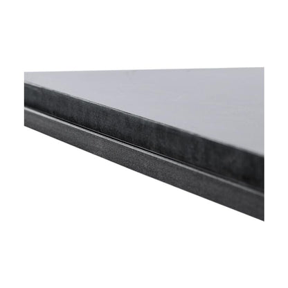 Sofabord TROSTERUD fra JYSK, marmor-look/svart, 50x100 cm