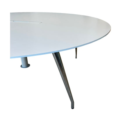 HAY møtebord, hvit laminat, 200x200 cm