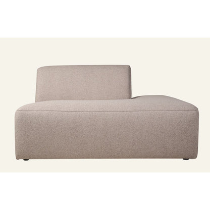 Juno Modul åpen ende høyre 2-seter sofa fra Kid, beige, slitesterkt tekstil