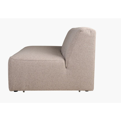 Juno Modulsofa 1,5 seter uten armlene fra Kid, beige, slitesterkt tekstil