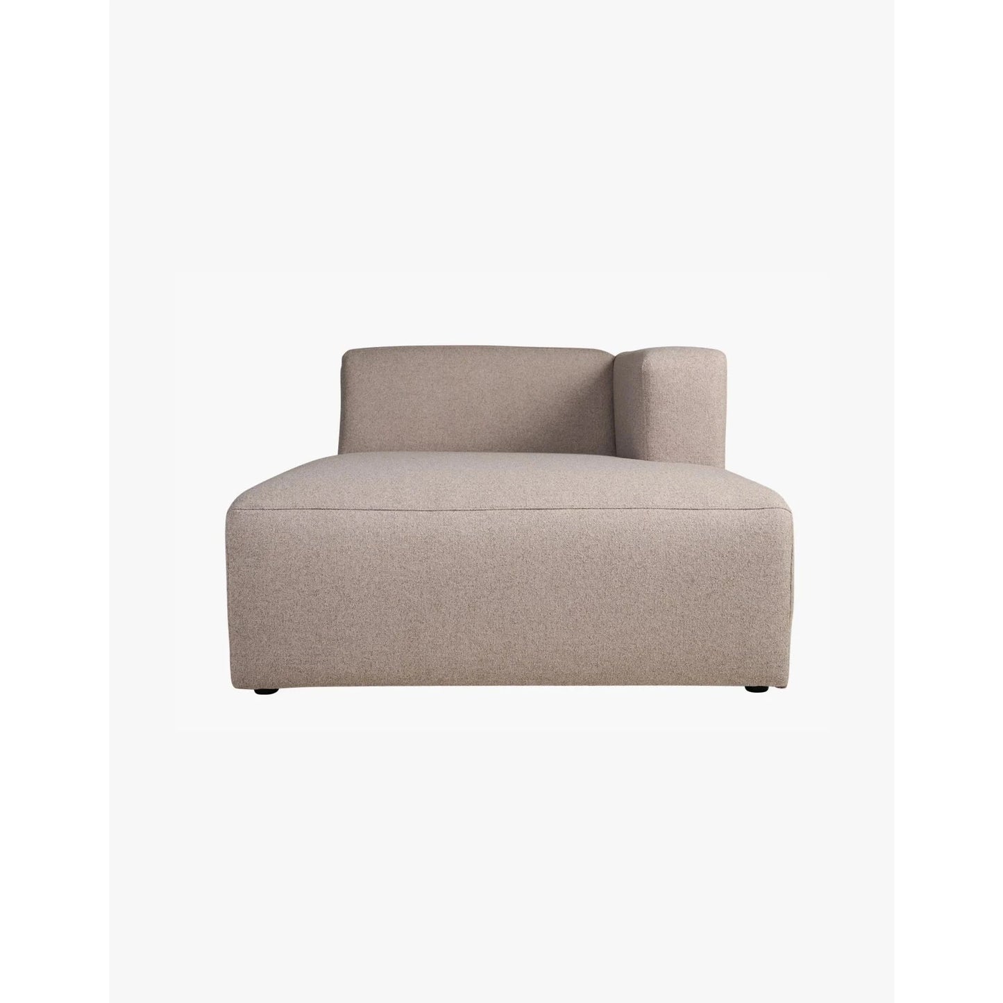 Juno, Forms & Objects, Modulsofa sjeselong høyre beige - 114x154x73 cm