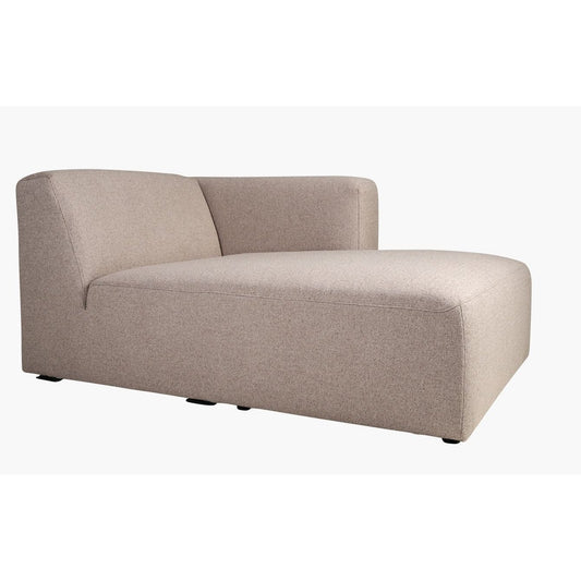 Juno Modulsofa sjeselong høyre beige - 114x154x73 cm fra Kid