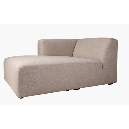 Juno Modulsofa sjeselong venstre beige - 114x154x73 cm fra Kid