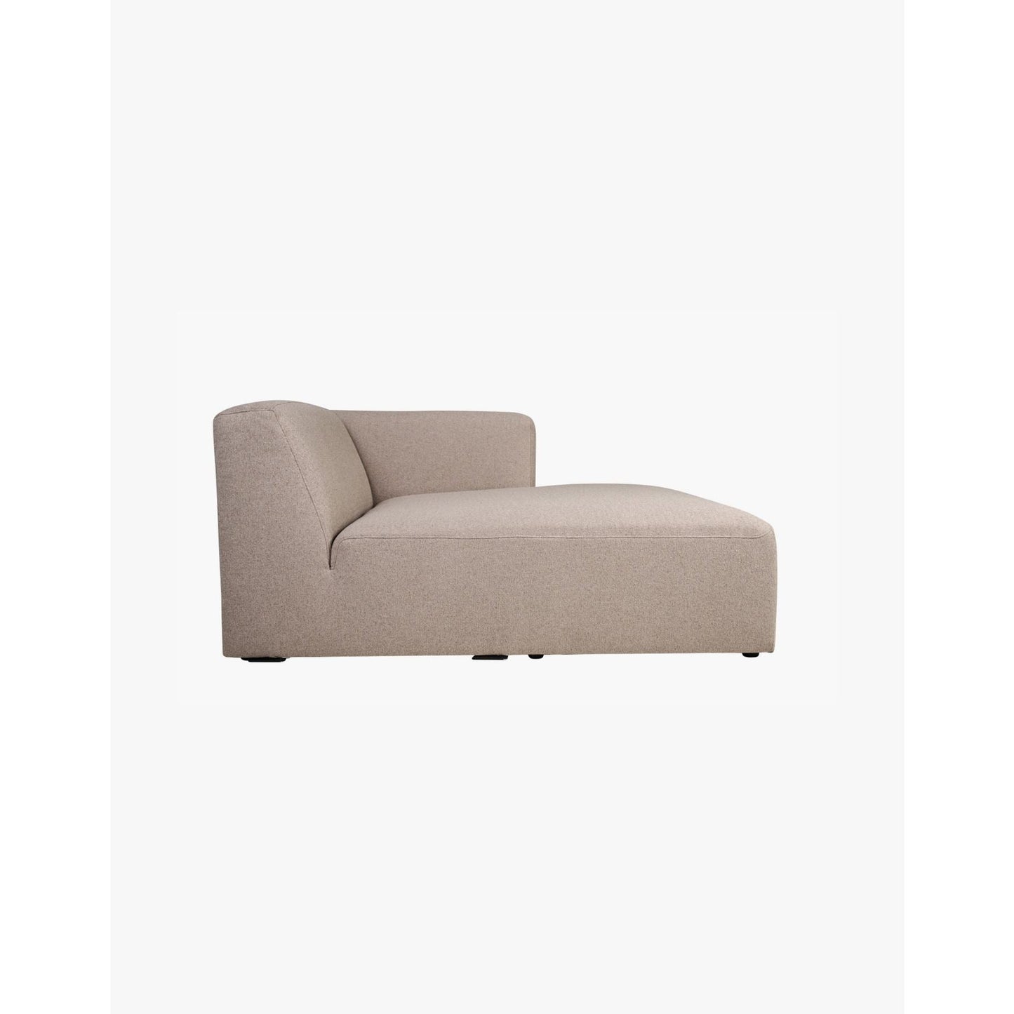 Juno, Forms & Objects, Modulsofa sjeselong høyre beige - 114x154x73 cm