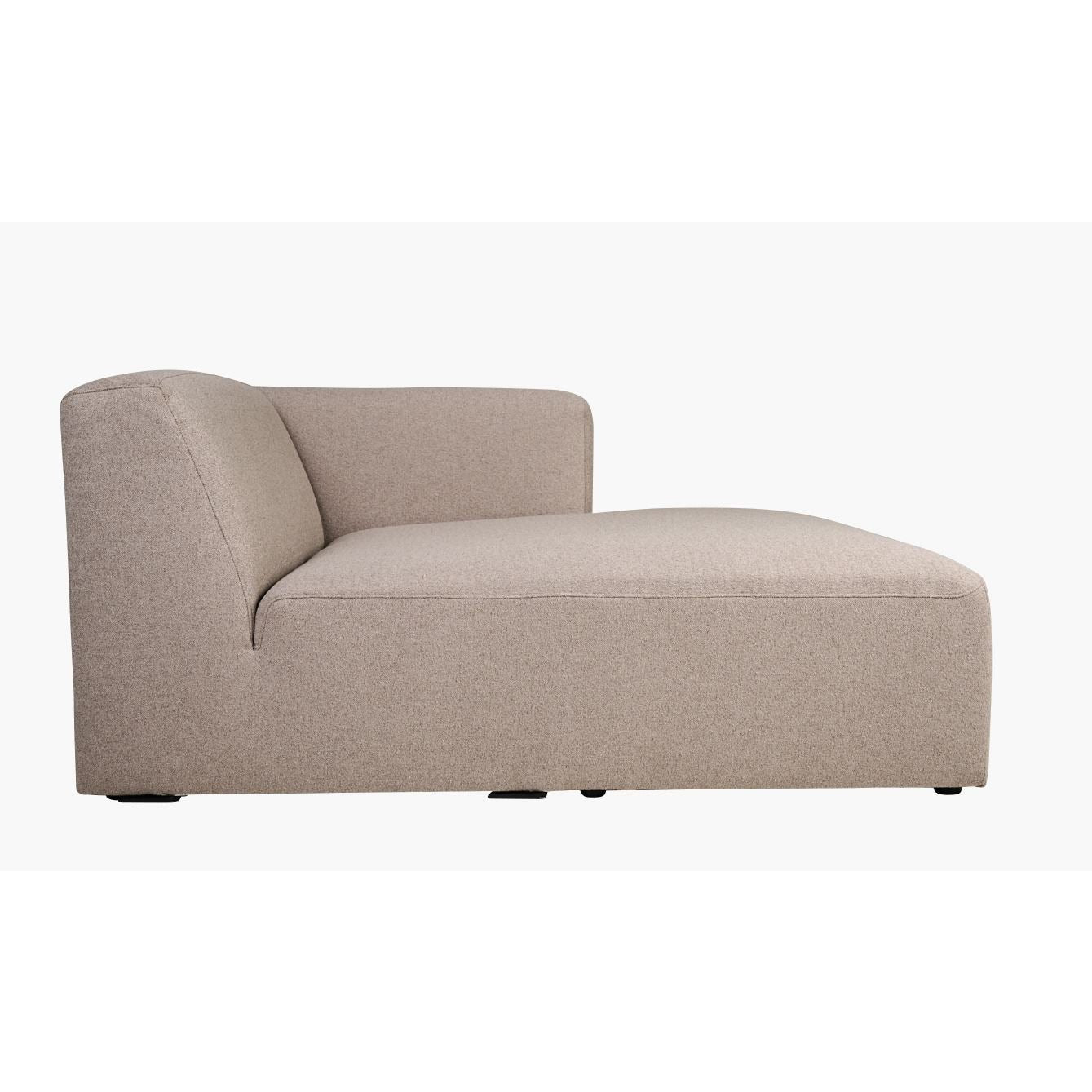 Juno Modulsofa sjeselong høyre beige - 114x154x73 cm fra Kid