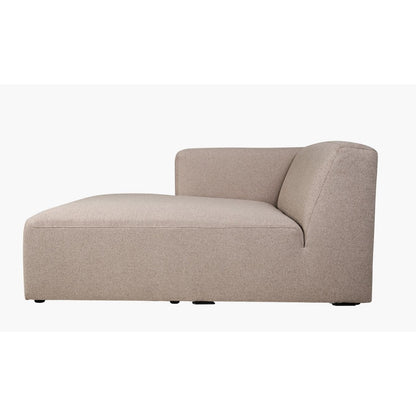 Juno Modulsofa sjeselong venstre beige - 114x154x73 cm fra Kid