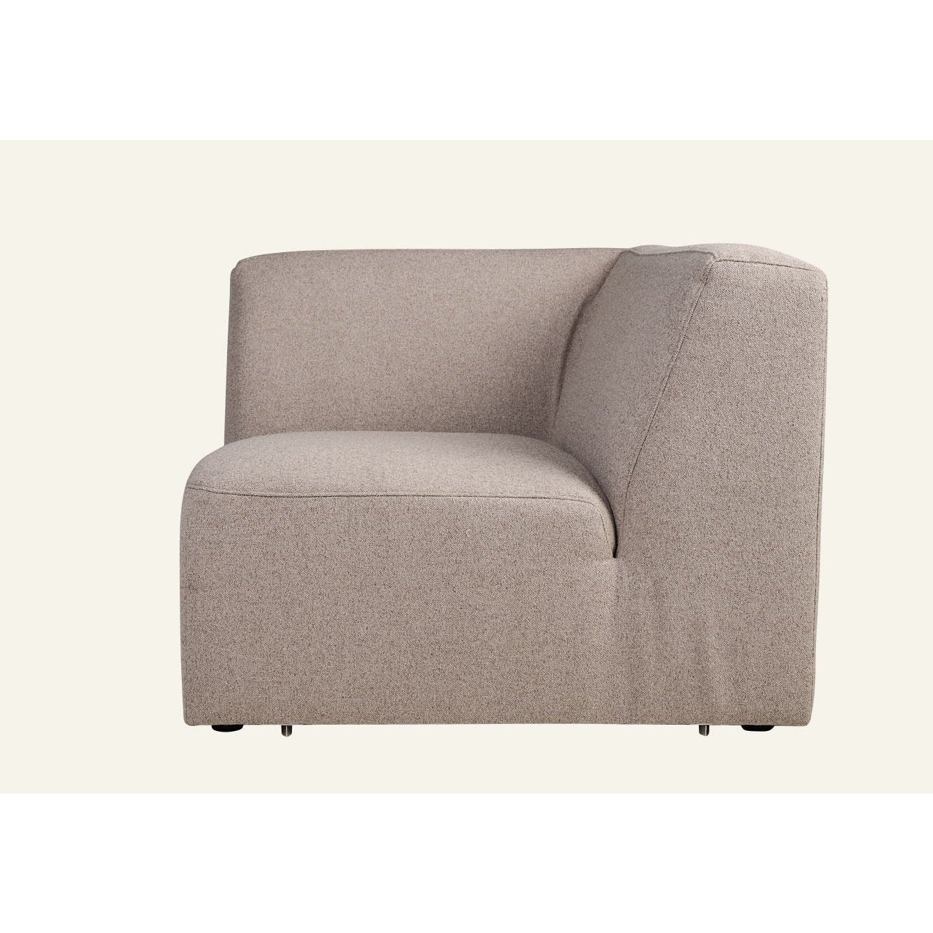 Juno Modul hjørne beige - 93x93x73 cm fra Kid, slitesterkt tekstil