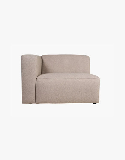 Juno, Forms & Objects, Modulsofa 1,5 seter m/armlene venstre beige - 110x93x73 cm